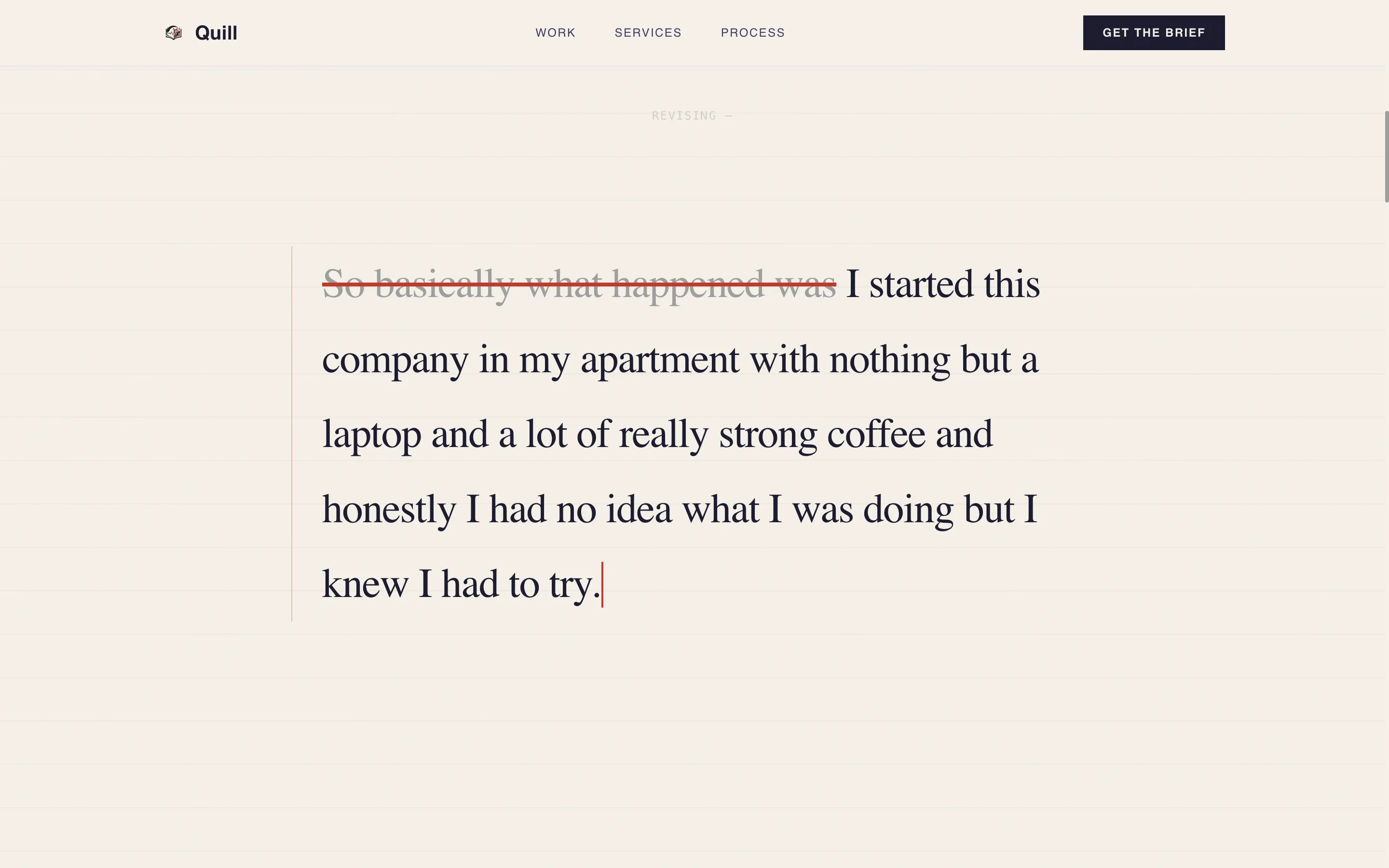 Ghostwriter Landing Page Template | Masonry Layout