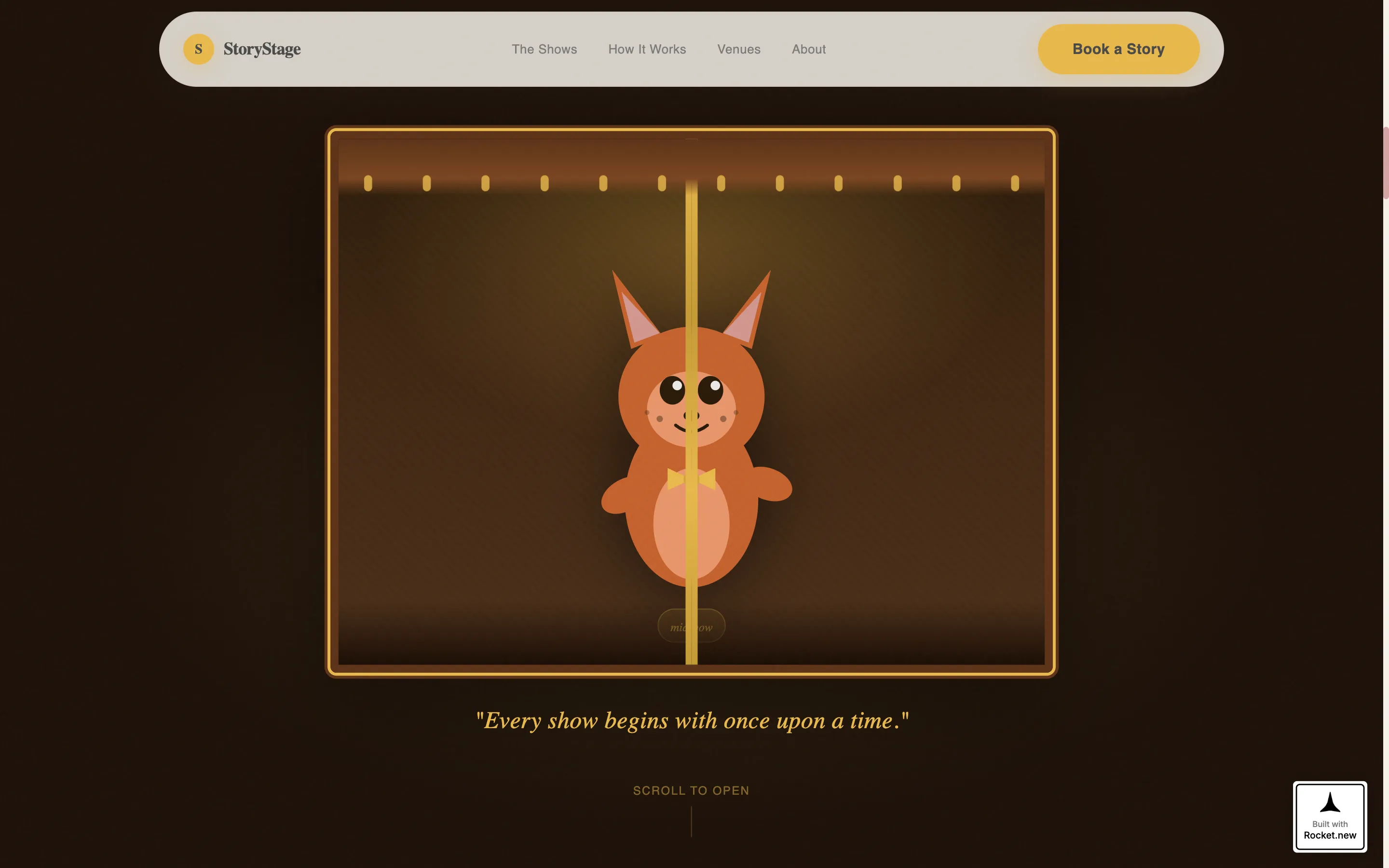 Children's Entertainer & Puppet Show Booking Website Template