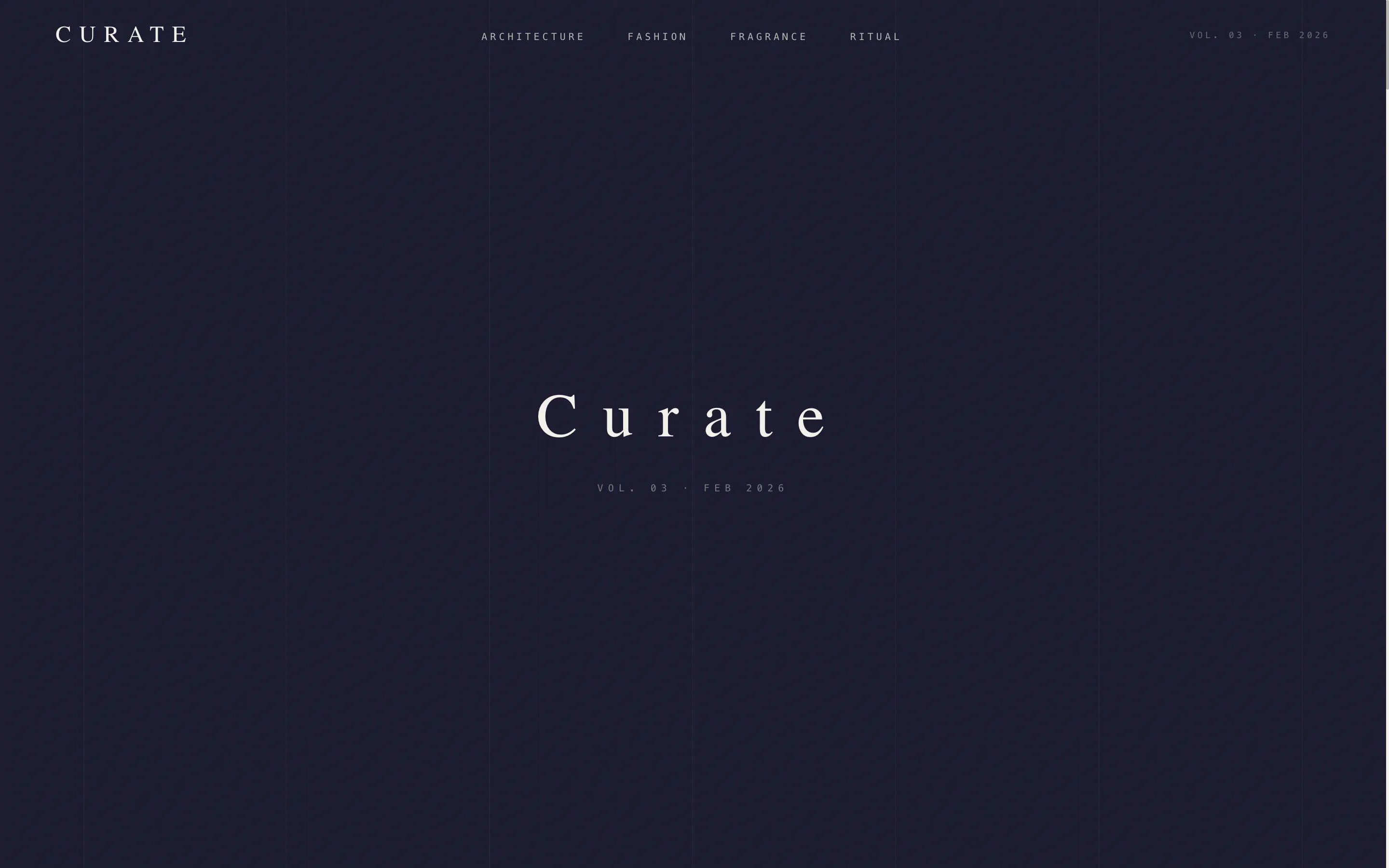 Avant-Garde Lifestyle Blog Landing Page Template