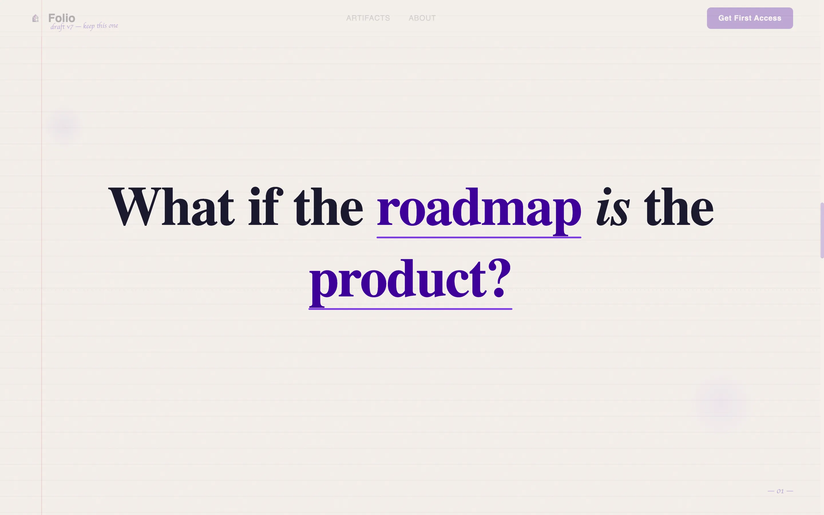 Influential Product Executive Landing Page Template