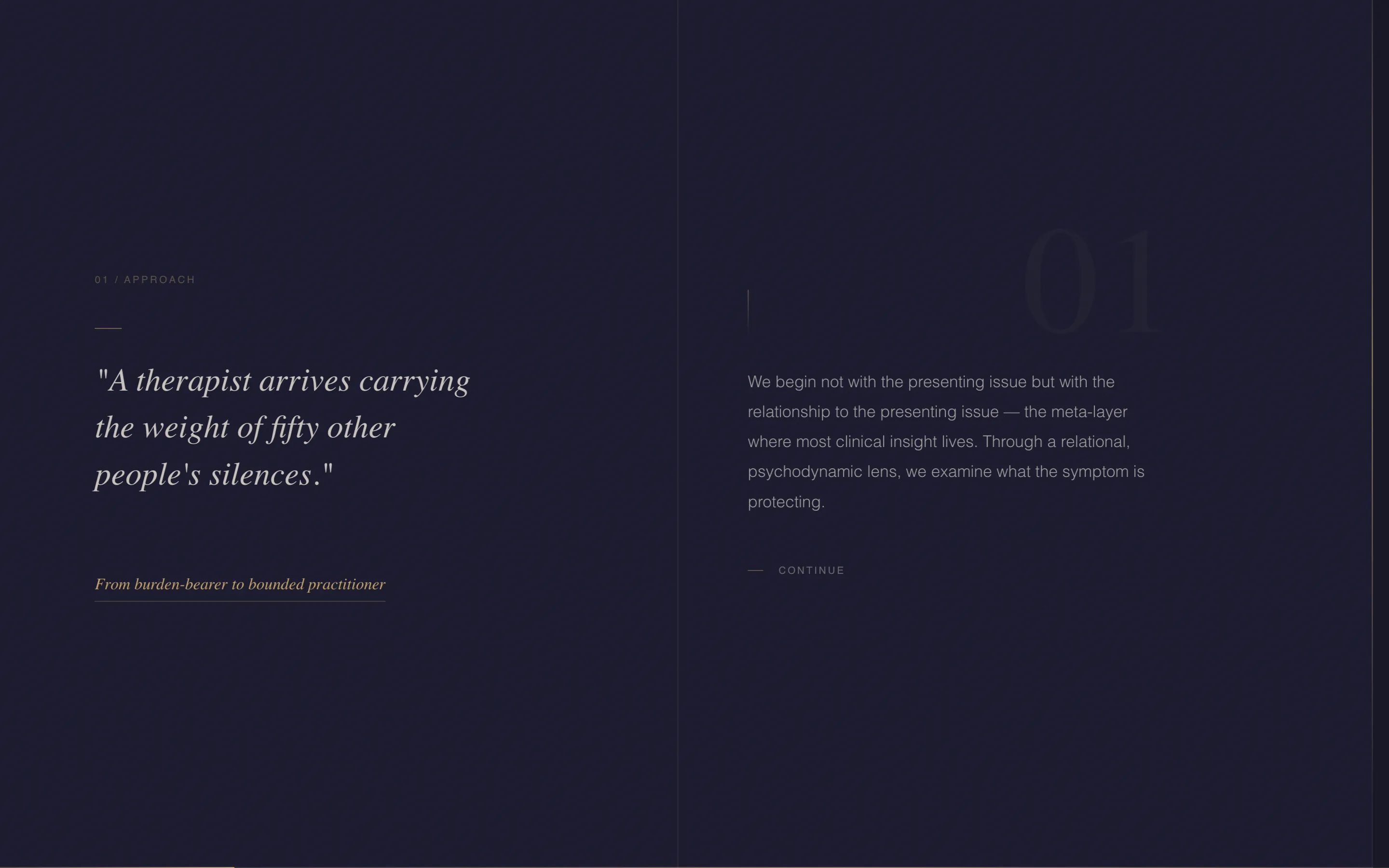 Psychologist Landing Page Template for Private Practice