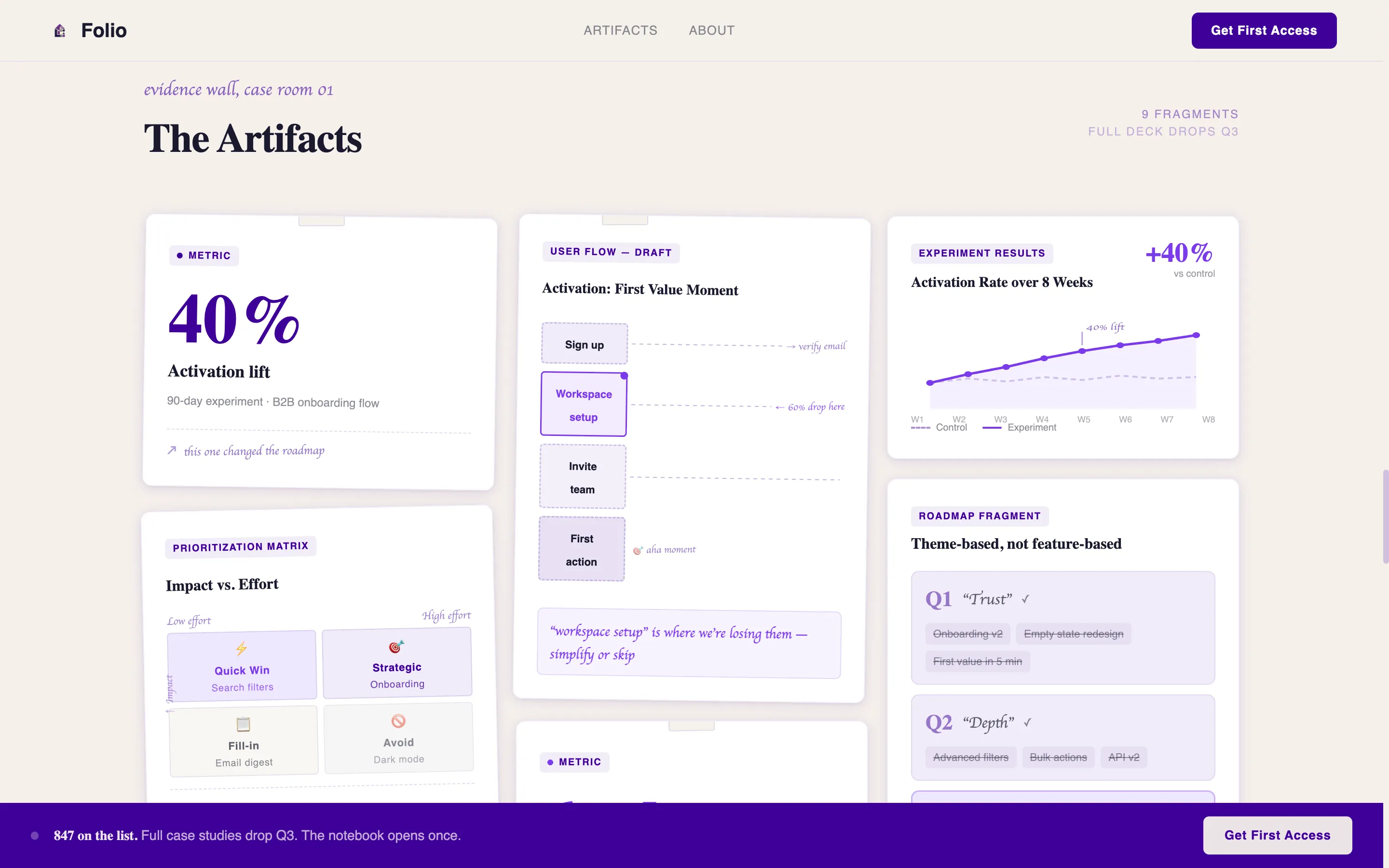 Influential Product Executive Landing Page Template