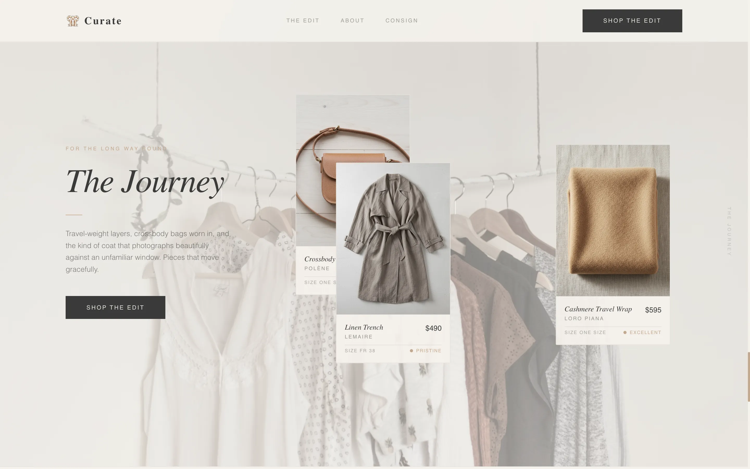 Luxe Minimal Resale Landing Page Template