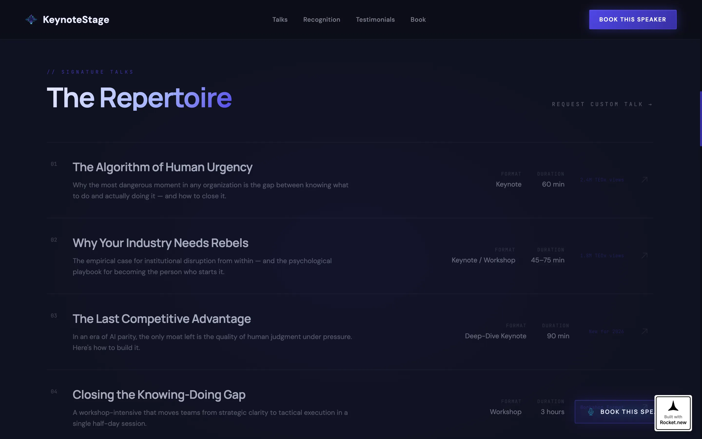 Electric Speaker Landing Page Template