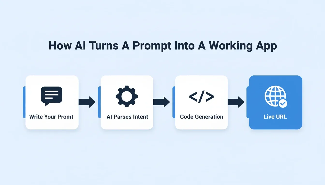 How AI Turns A Prompt Into A Working App