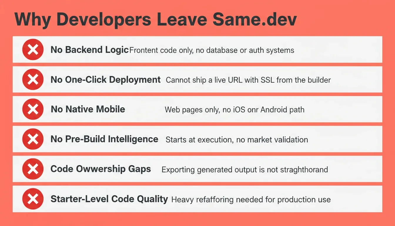 Why Developers Leave Same.dev