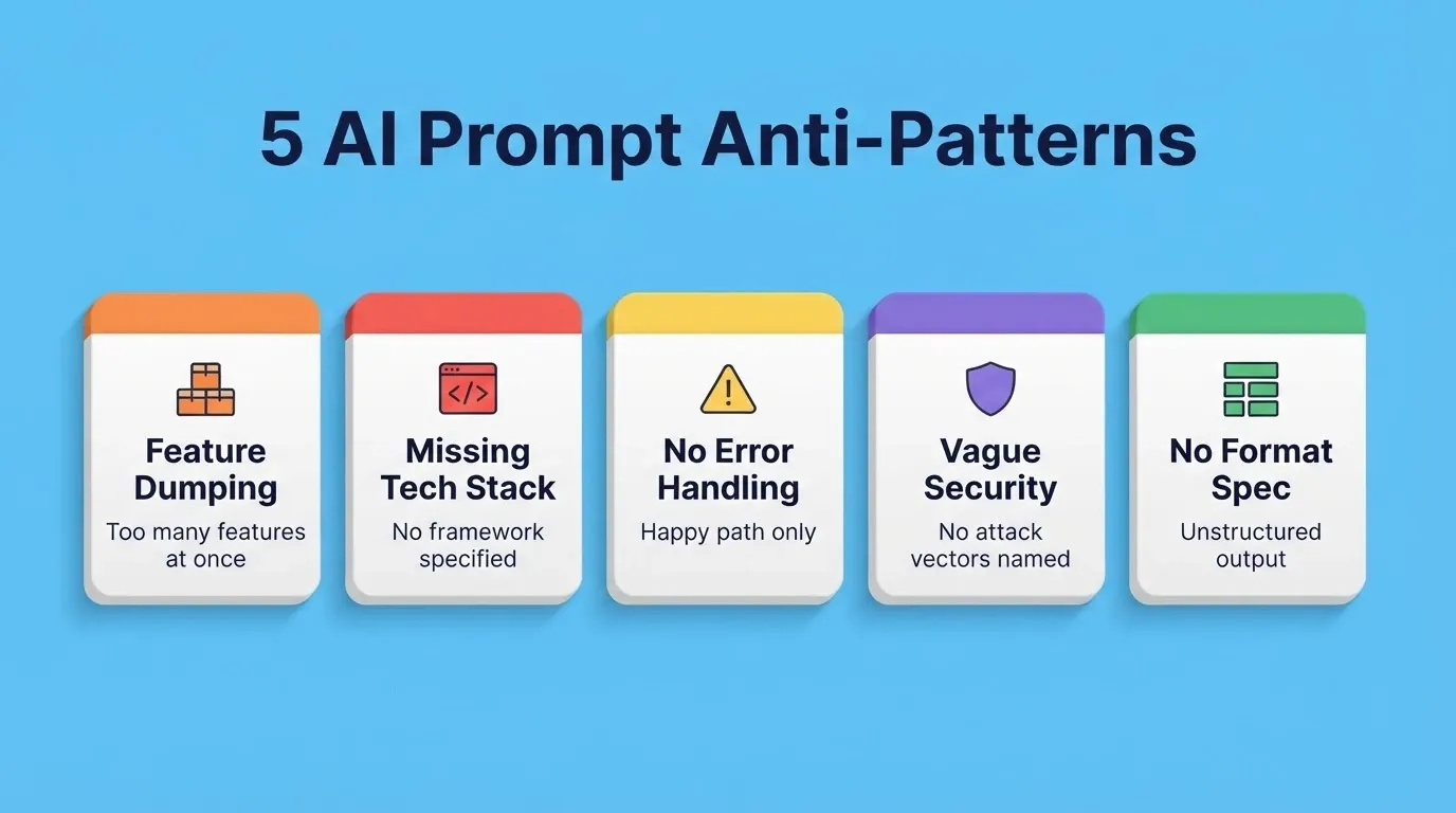 5 AI Prompt Anti-Patterns