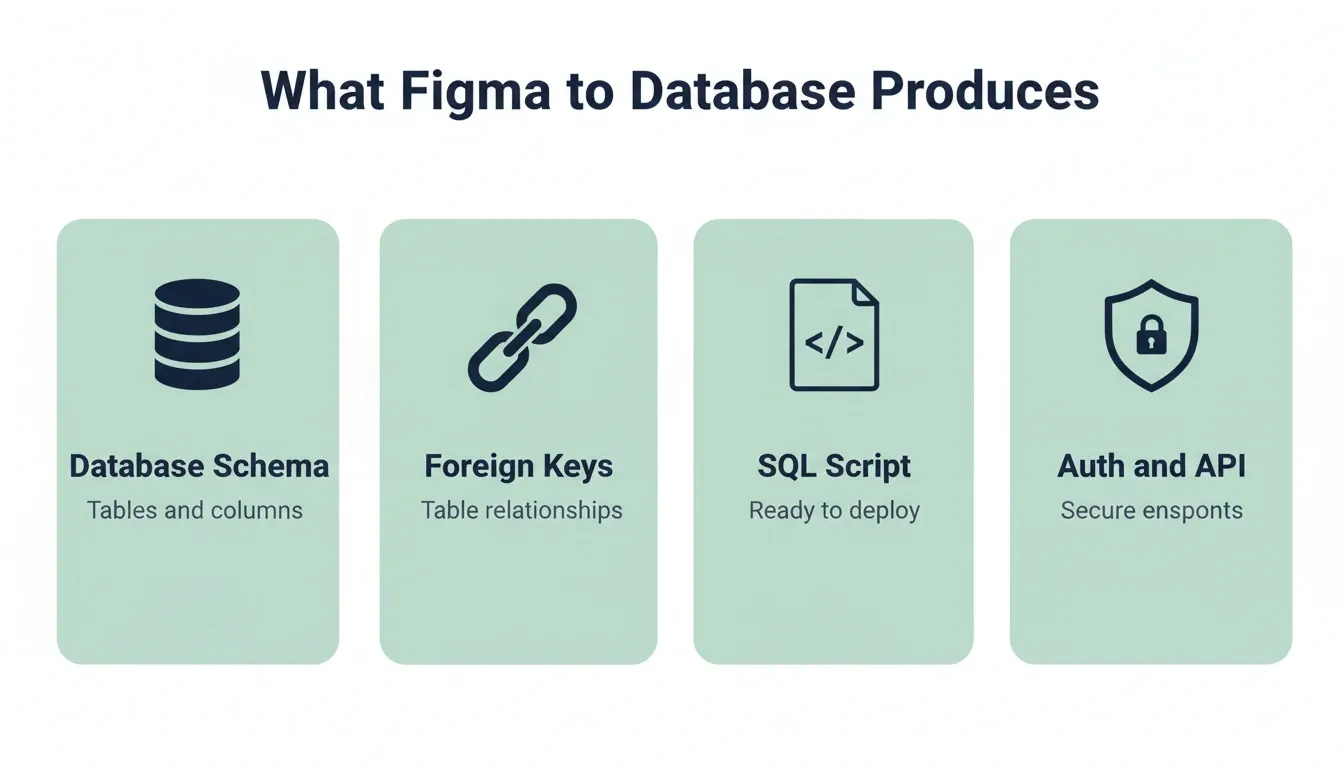 What Figma to Database Produces