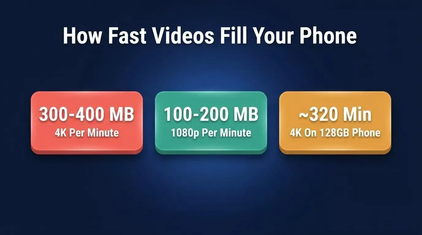 How Fast Videos Fills Your Phone