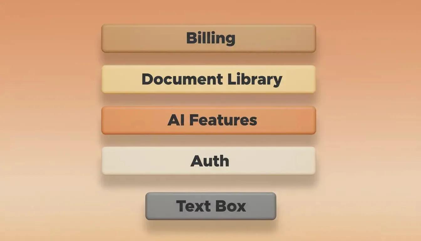 The gap between a plain text box and a full production writing assistant stack