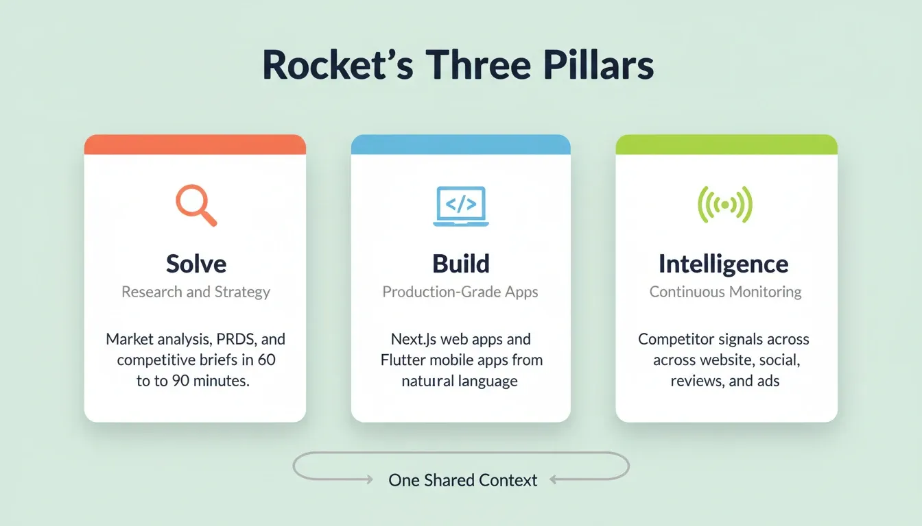 Rocket's Three Pillars