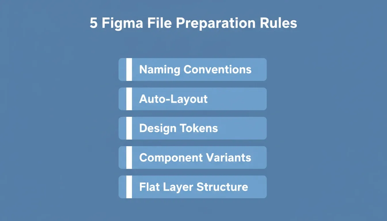 5 Figma File Preparation Rules