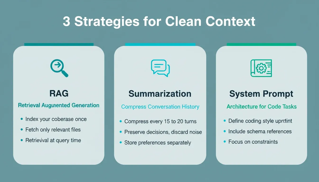 3 Strategies for Clean Context