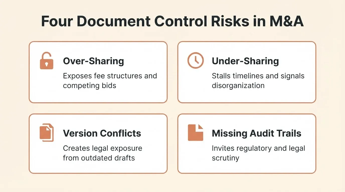 Four Document Control Risks in M&A