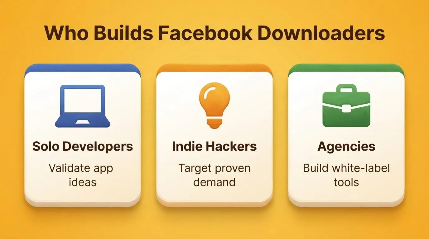 Who Builds Facebook Downloaders