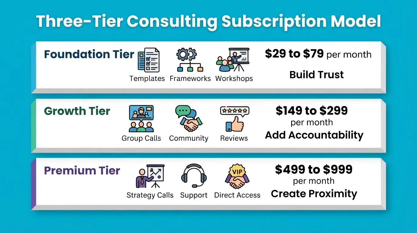 Three-Tier Consulting Subscription Model