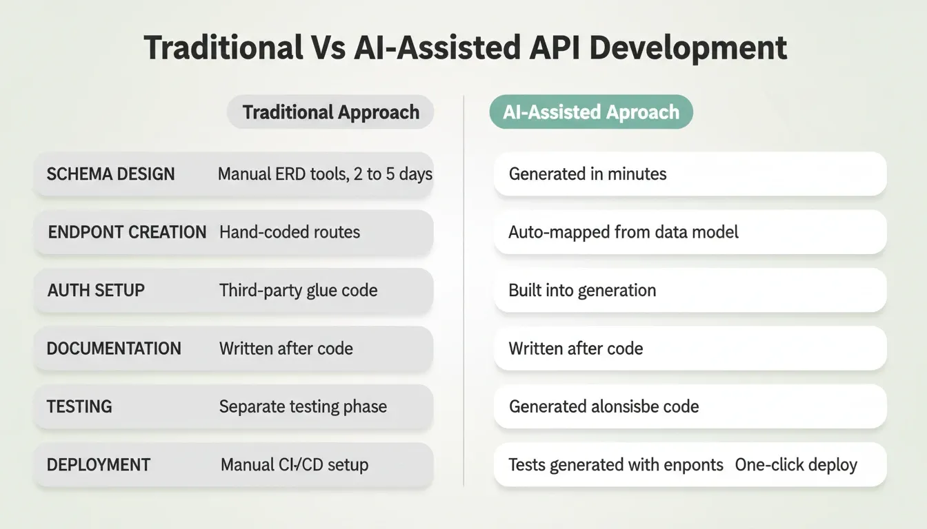 Traditional Vs AI-Assisted API Development