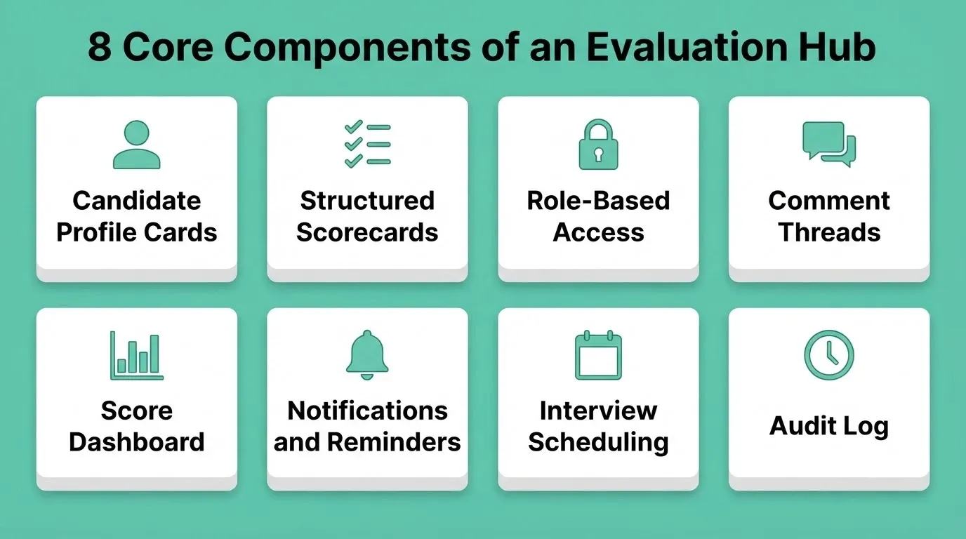8 Core Components of an Evaluation Hub
