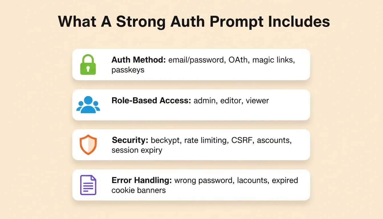 What A Strong Auth Prompt Includes