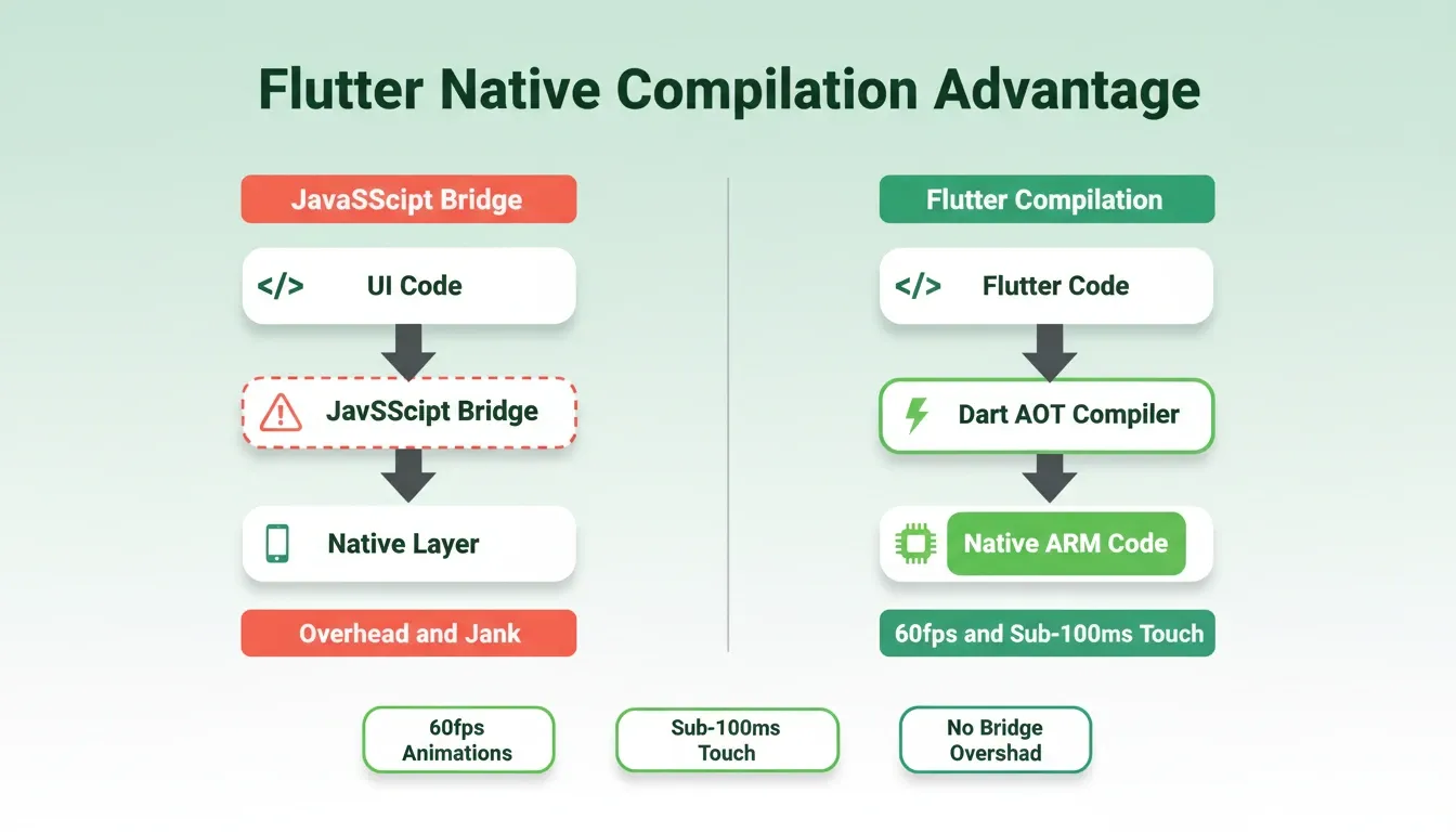 Flutter Native Compilation Advantage