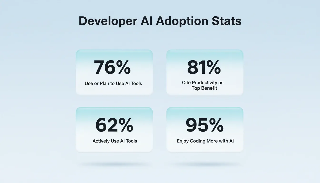 Developer AI Adoption Stats