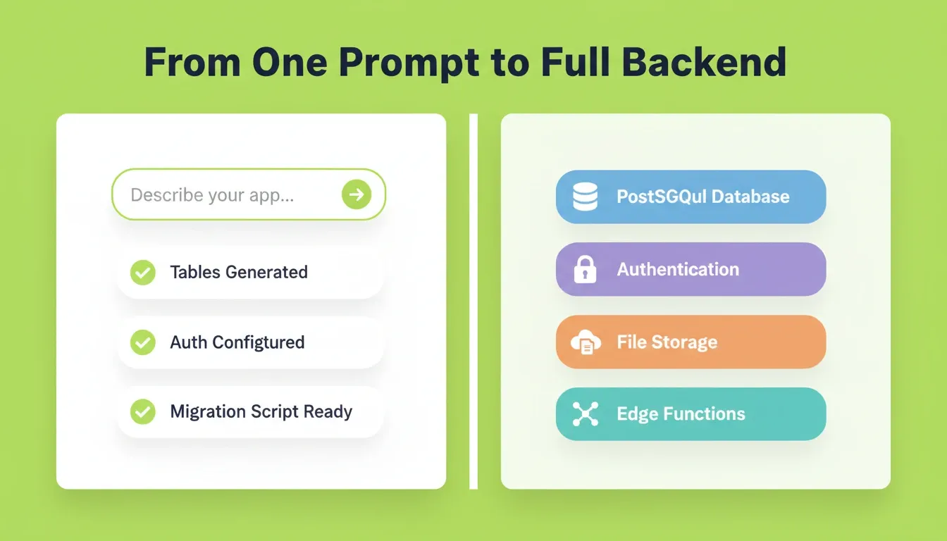 From One Prompt to Full Backend