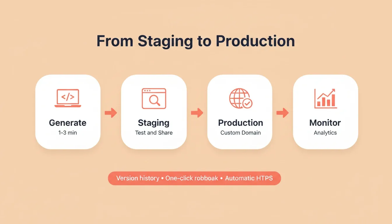From Staging to Production