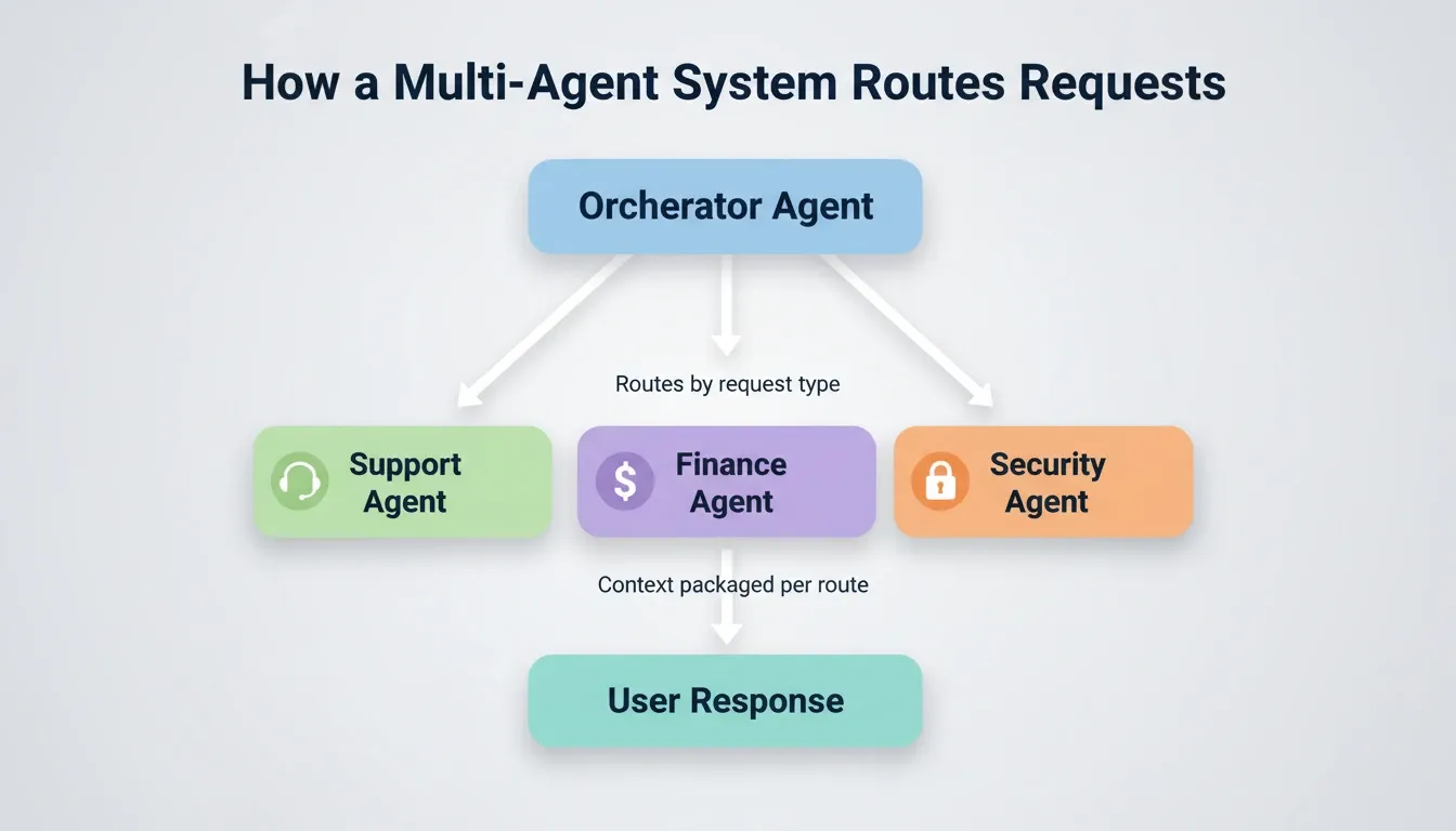 How a Multi-Agent System Routes Requests