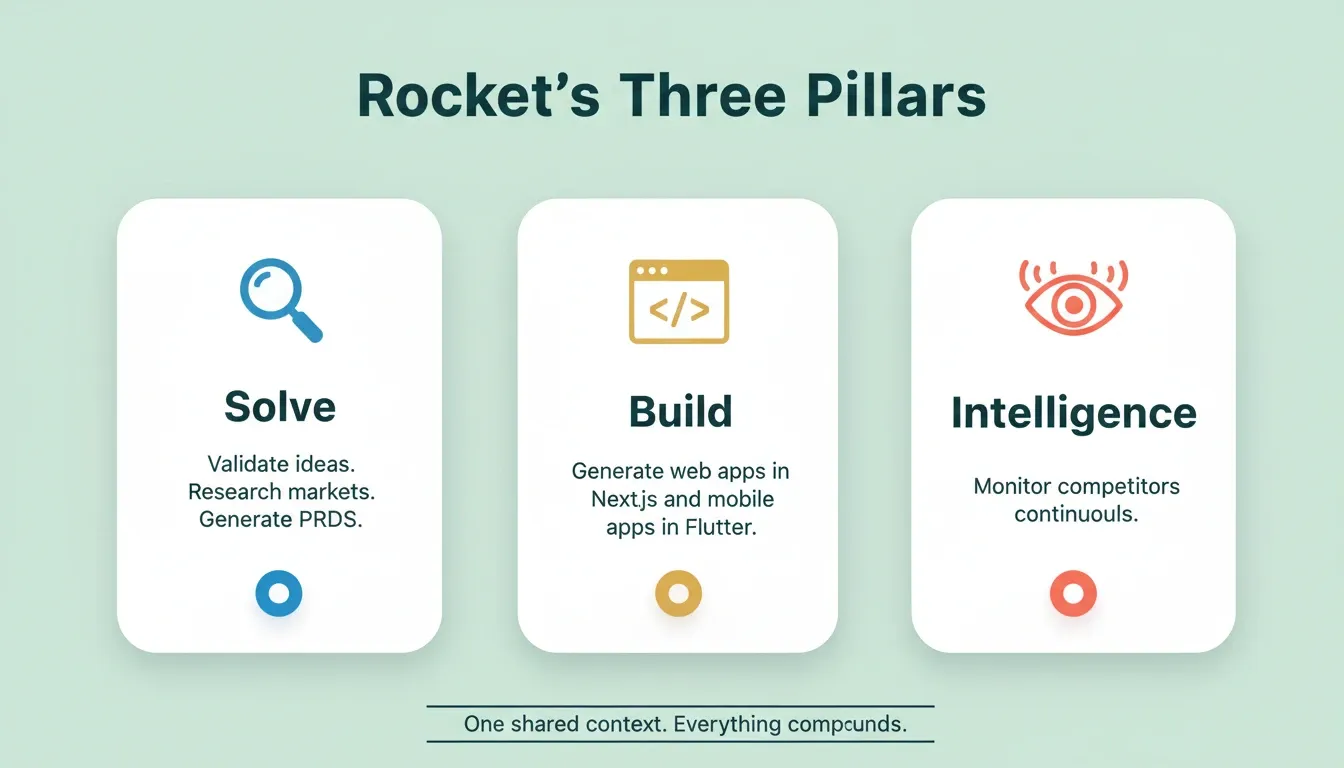 Rocket's Three Pillars