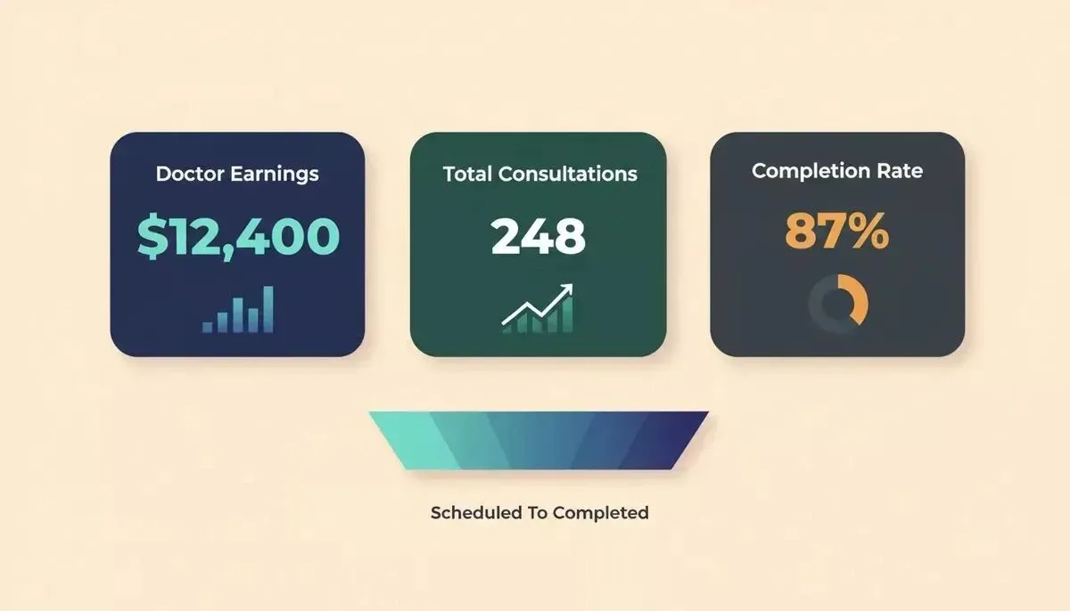 Telemedicine reporting dashboard