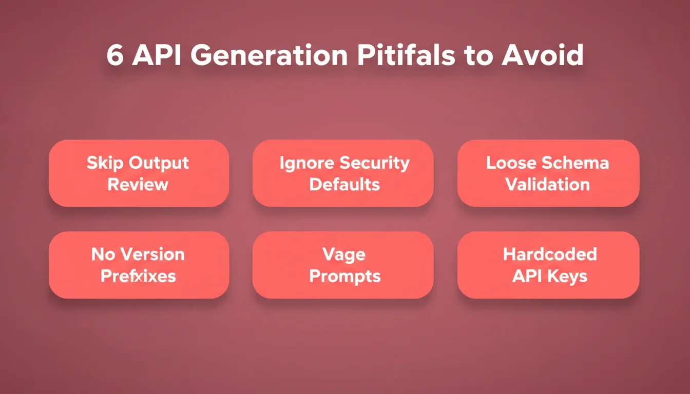6 API Generation Pitfalls to Avoid