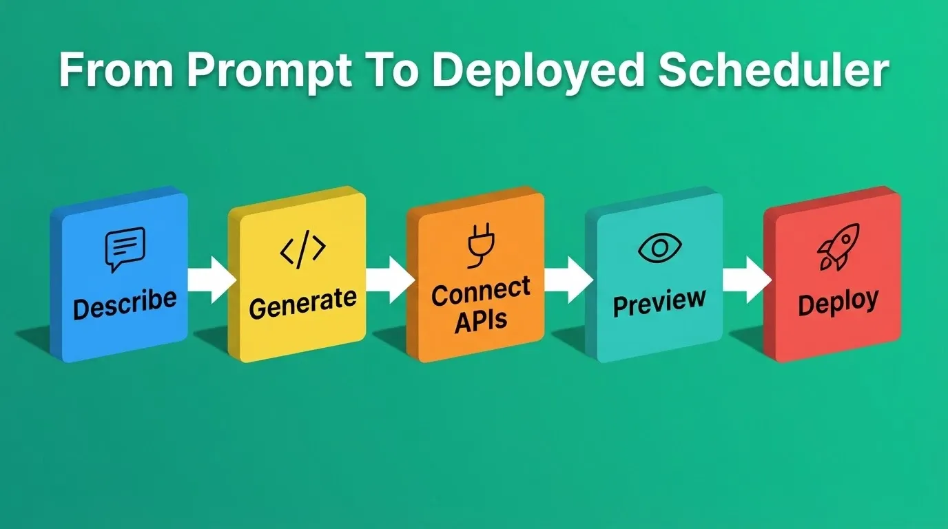 From Prompt To Deployed Scheduler