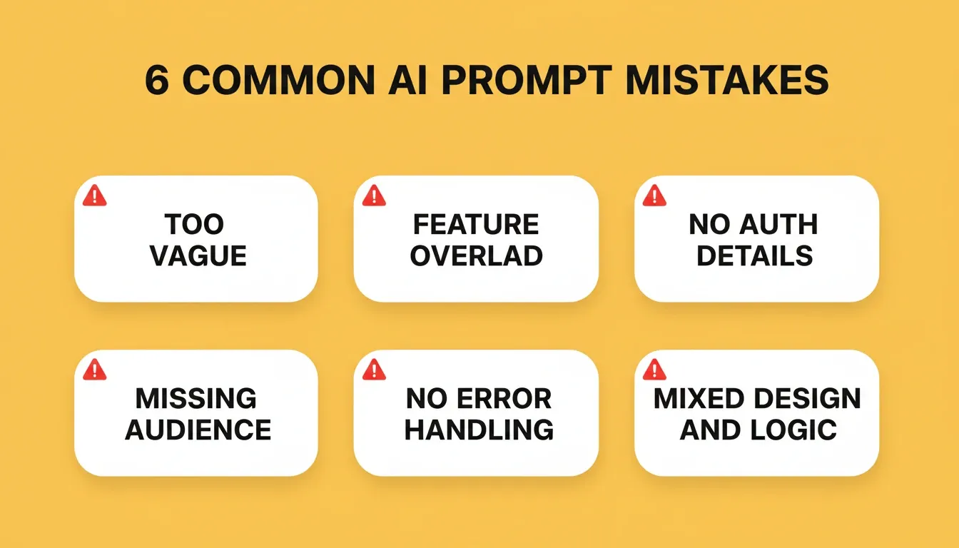 6 Common AI Prompt Mistakes