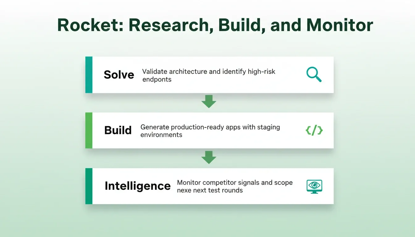 Rocket: Research, Build, and Monitor