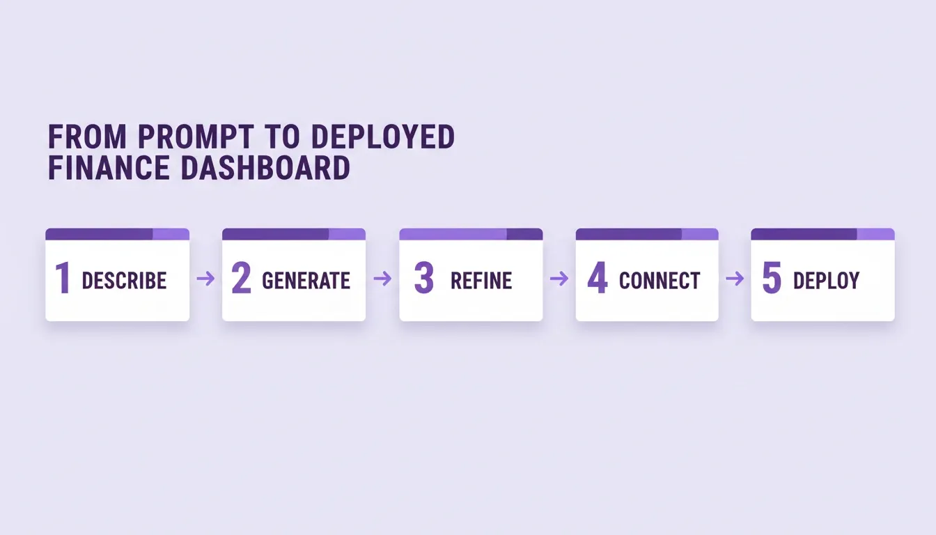From Prompt to Deployed Finance Dashboard