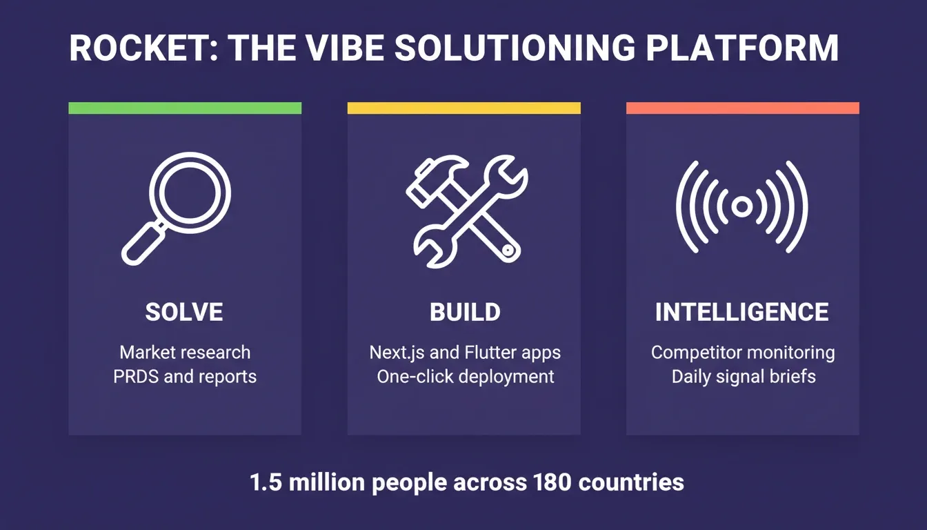 Rocket vibe solutioning platform