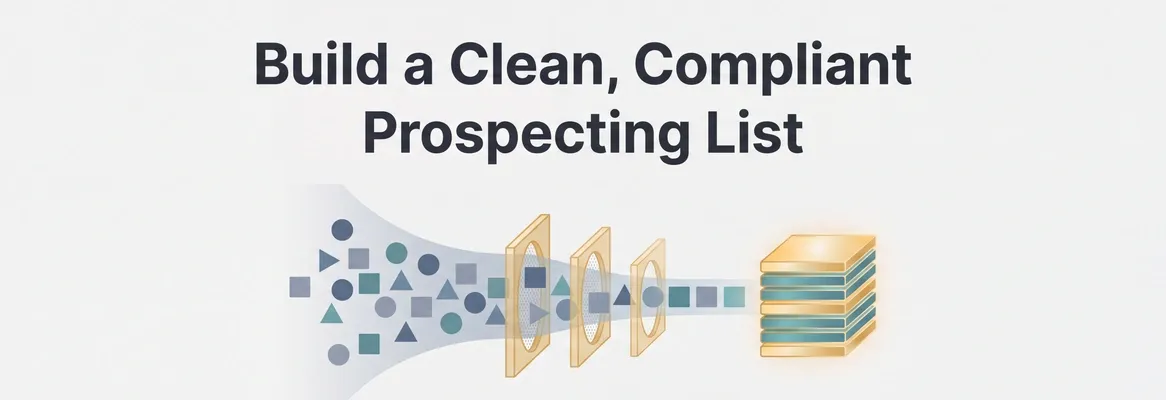 Prospecting Database: Build a Clean, Compliant, Up-to-Date List