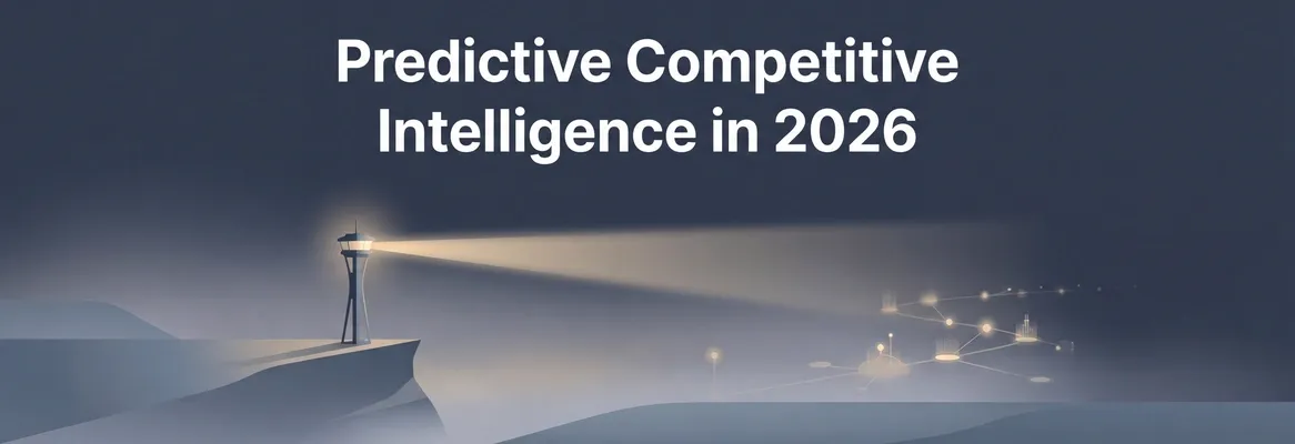 Why the Best Competitive Intelligence in 2026 Is Predictive and Not Reactive