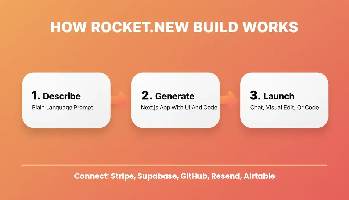 How Rocket.new Build Works in Steps