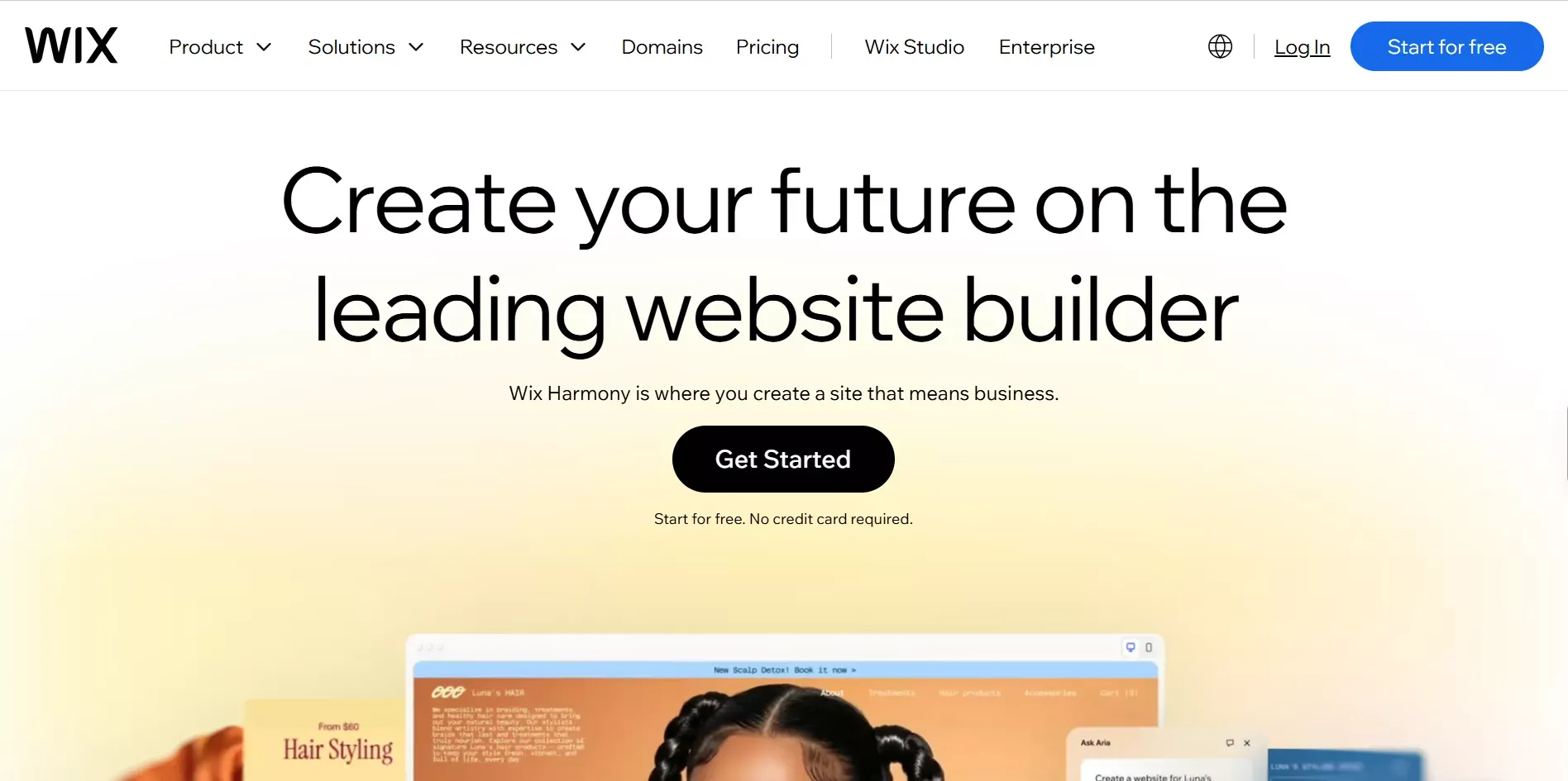 Wix for simple business suit
