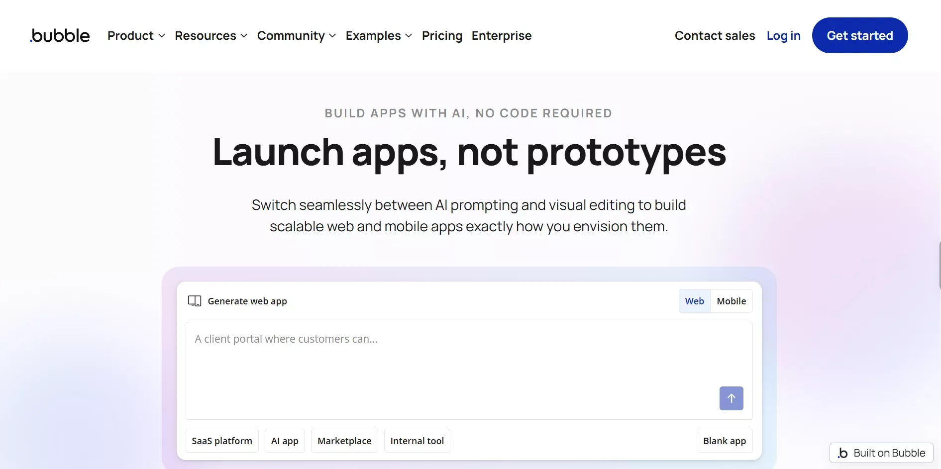 Bubble Platform