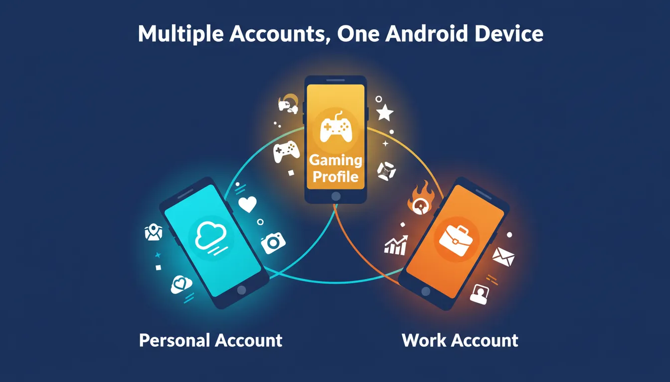 Multiple Accounts, One Android Device