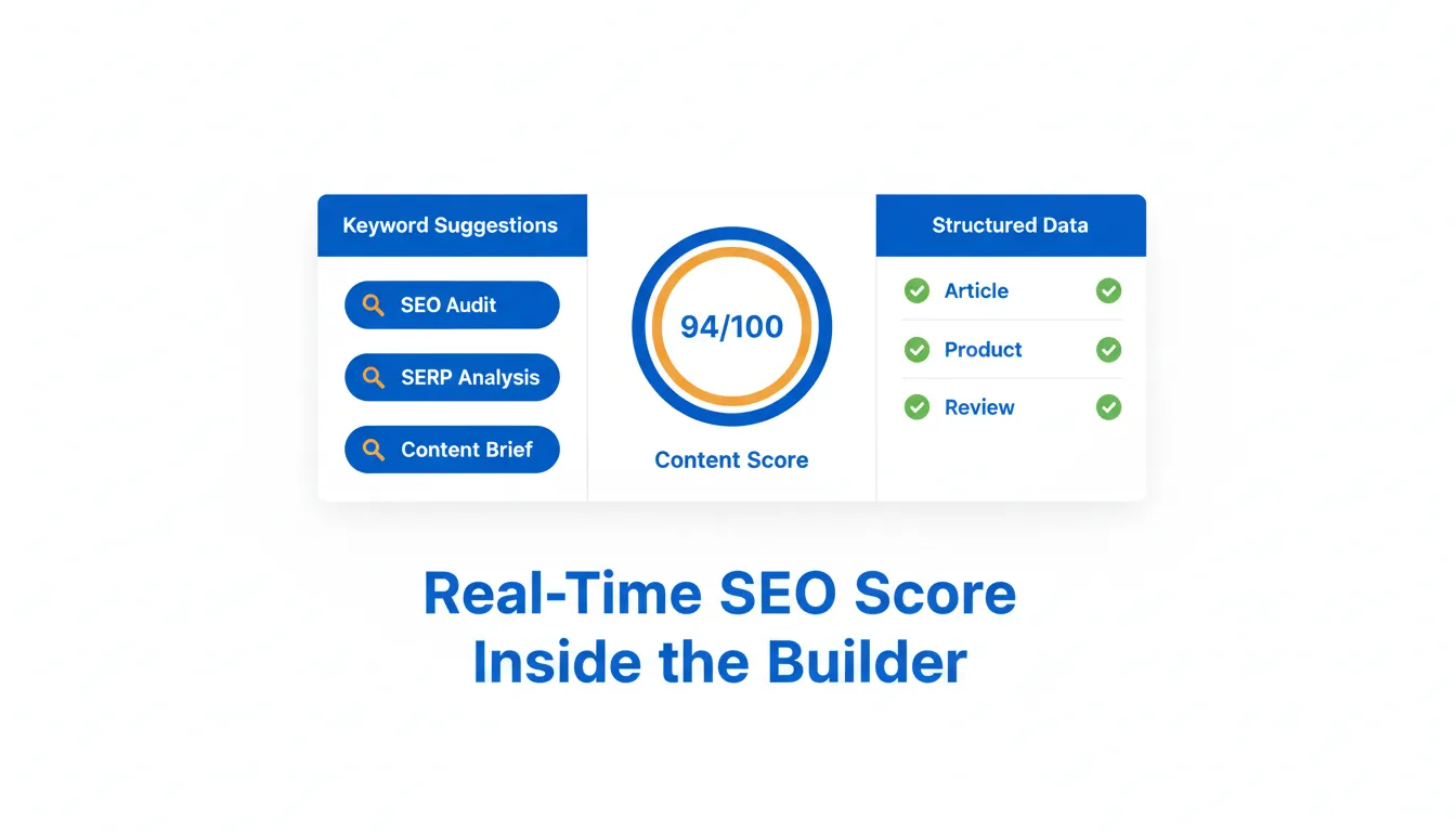 Real-Time SEO Score Inside the Builder
