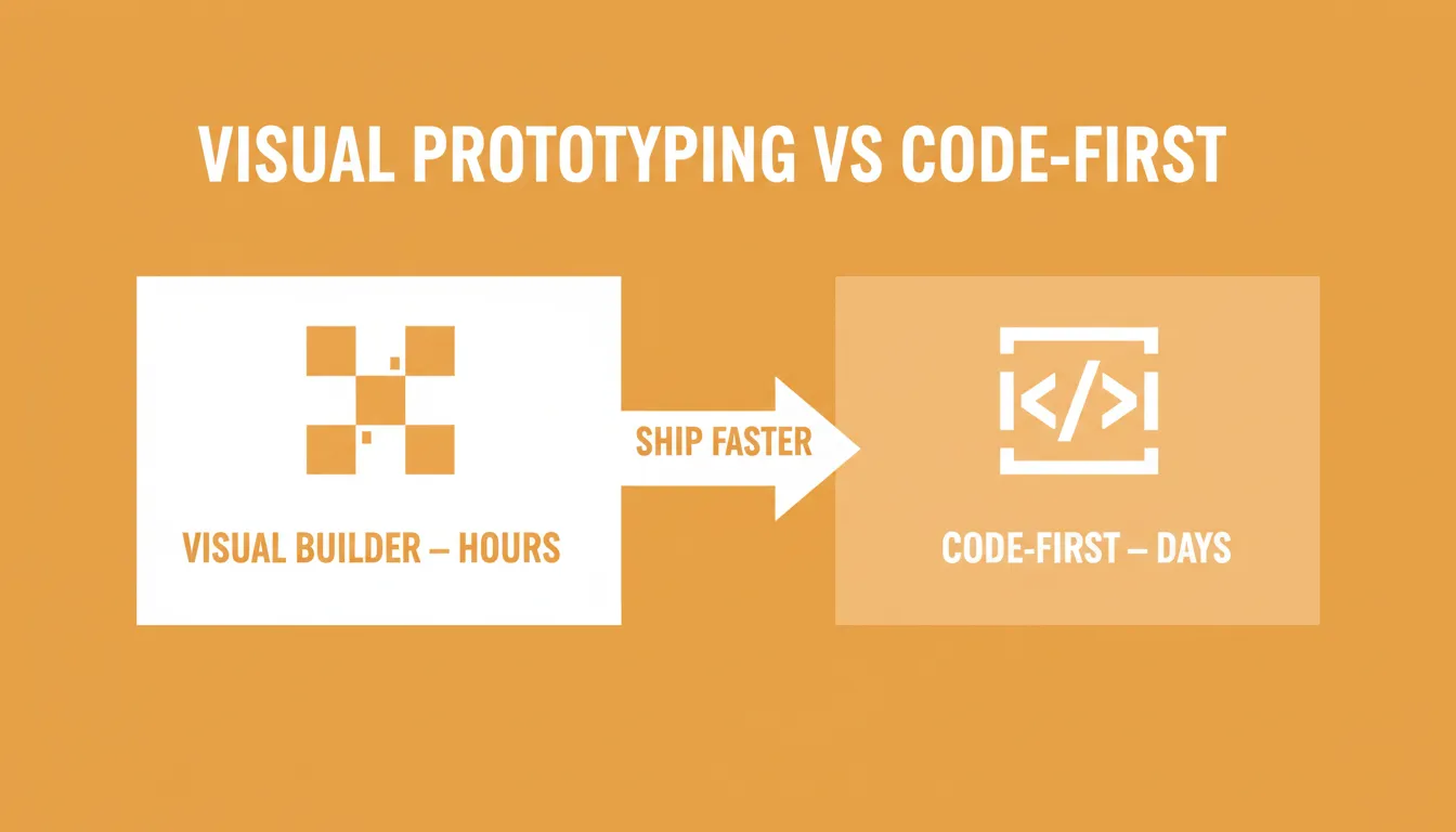 Visual Prototyping vs Code-First