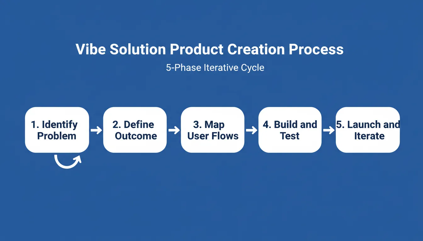 Vibe Solution Product Creation Process — 5-Phase Iterative Cycle