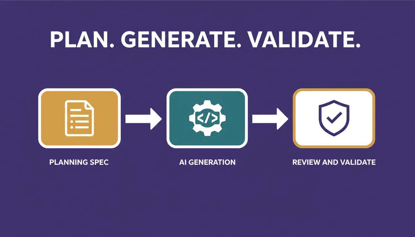 Plan. Generate. Validate