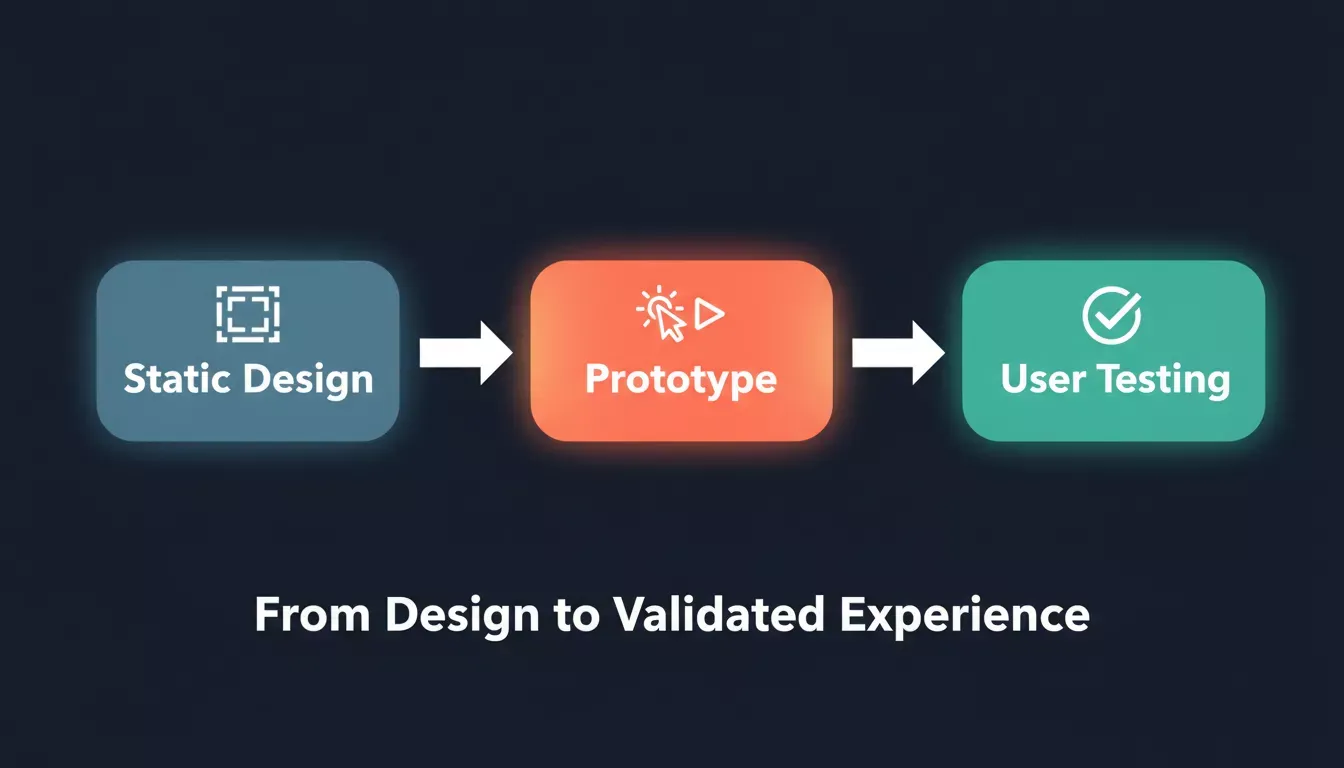 From static design to validated experience through a Figma prototype workflow