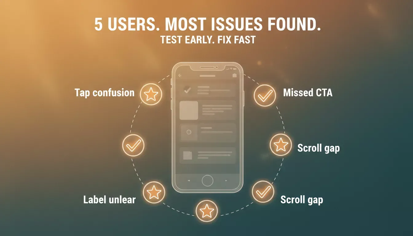 5 users uncover most usability issues in a Figma prototype test