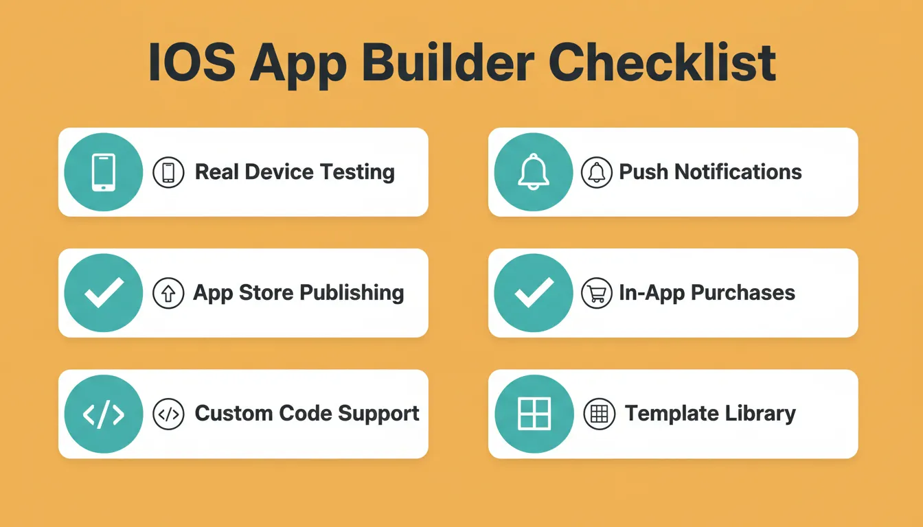 iOS App Builder Checklist