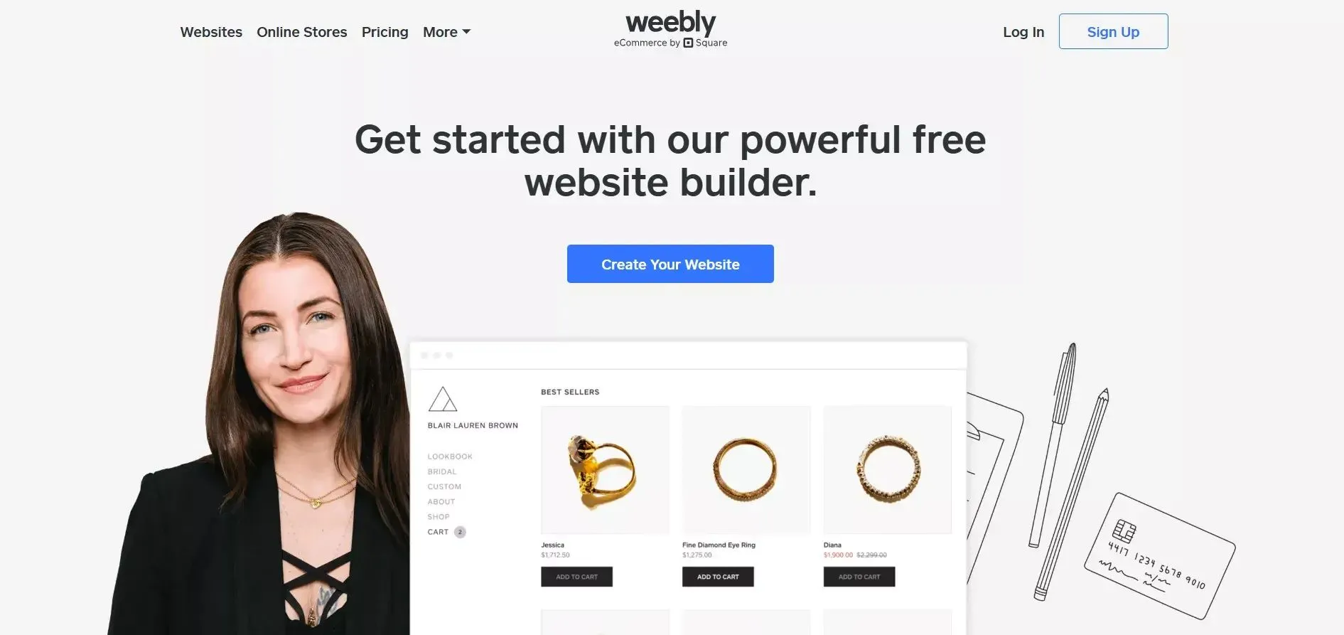 Weebly, a simple website builder